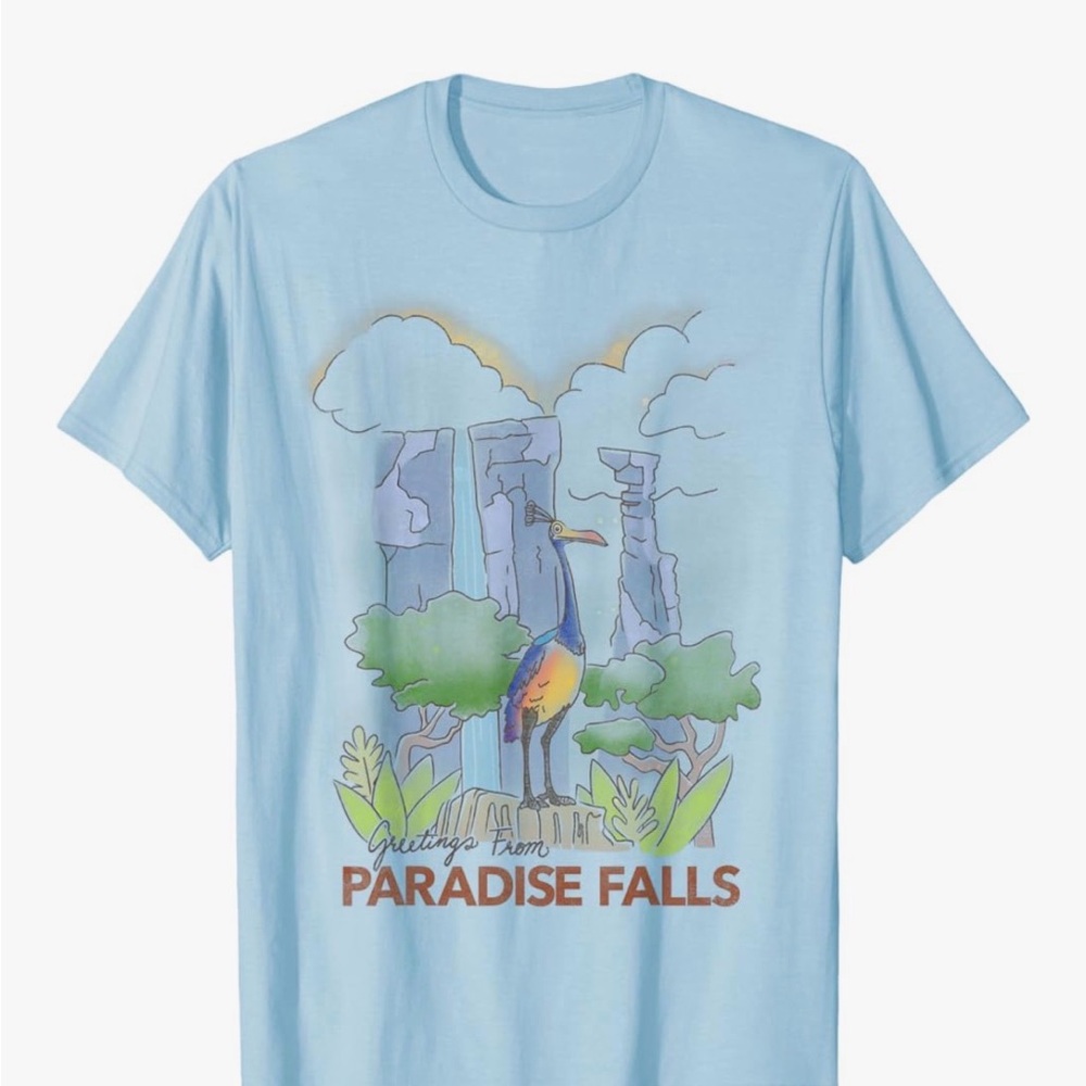 Disney Light Blue Paradise Falls Tee